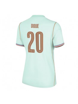 Frankreich Desire Doue #20 Auswärtstrikot für Frauen WM 2026 Kurzarm Frankreich Desire Doue #20 Auswärtstrikot für Frauen WM 2026 Kurzarm